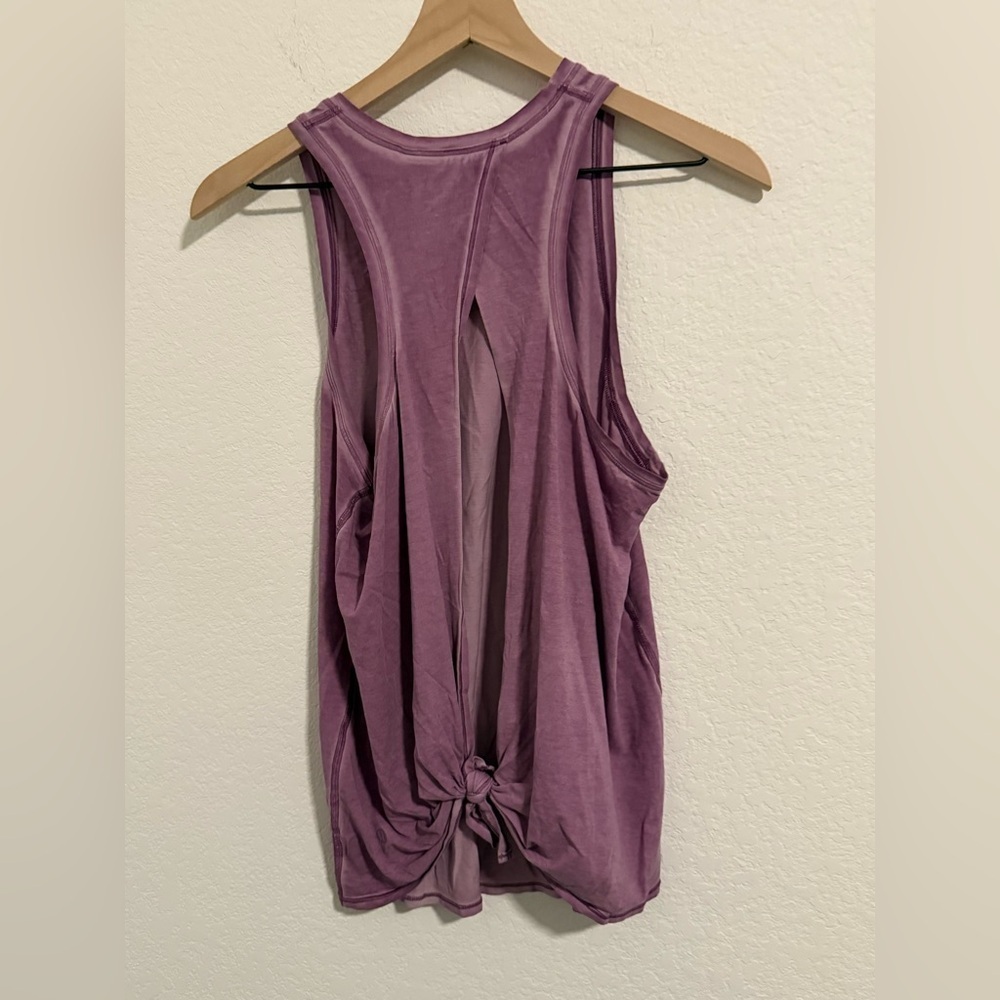 Lululemon // EUC All Tied Up Tank Top
Sublimado Pigment Dye Wisteria Purple SZ 8 - Picture 7 of 7
